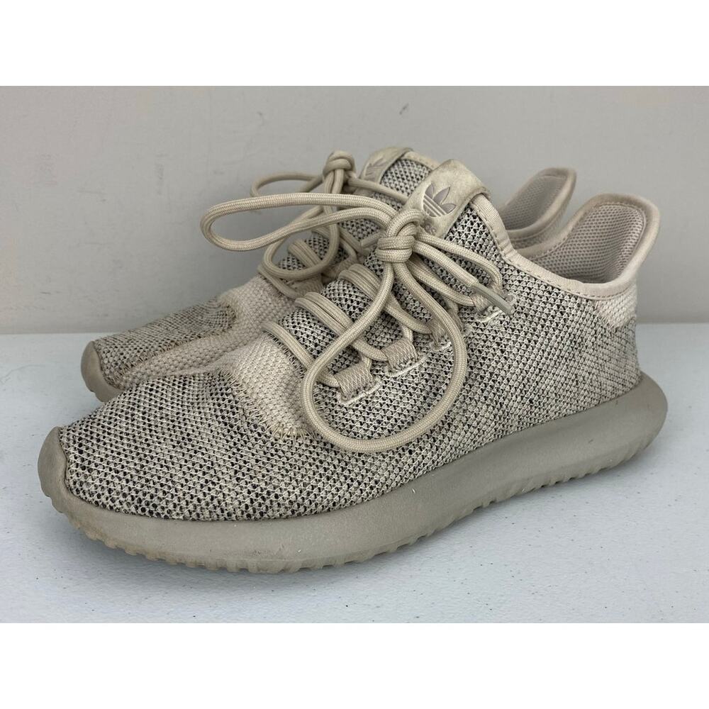 Adidas Tubular Shadow Brown knit athletic shoes sneakers BB8824, 6 (women 7.5)